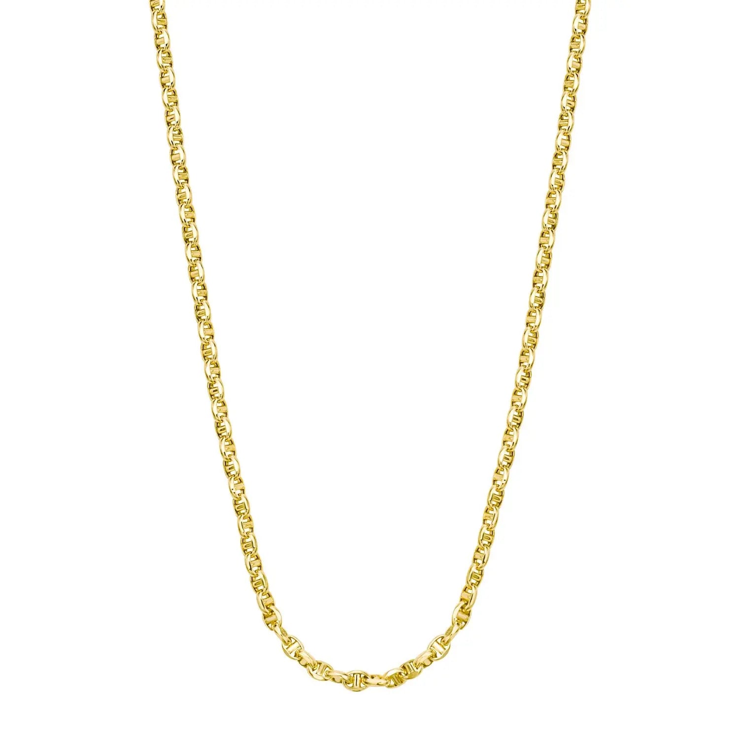 14k Yellow Gold Lite Anchor Chain (3.00 mm) RCJ Chains  CELESTIA LUXE JEWELLERS