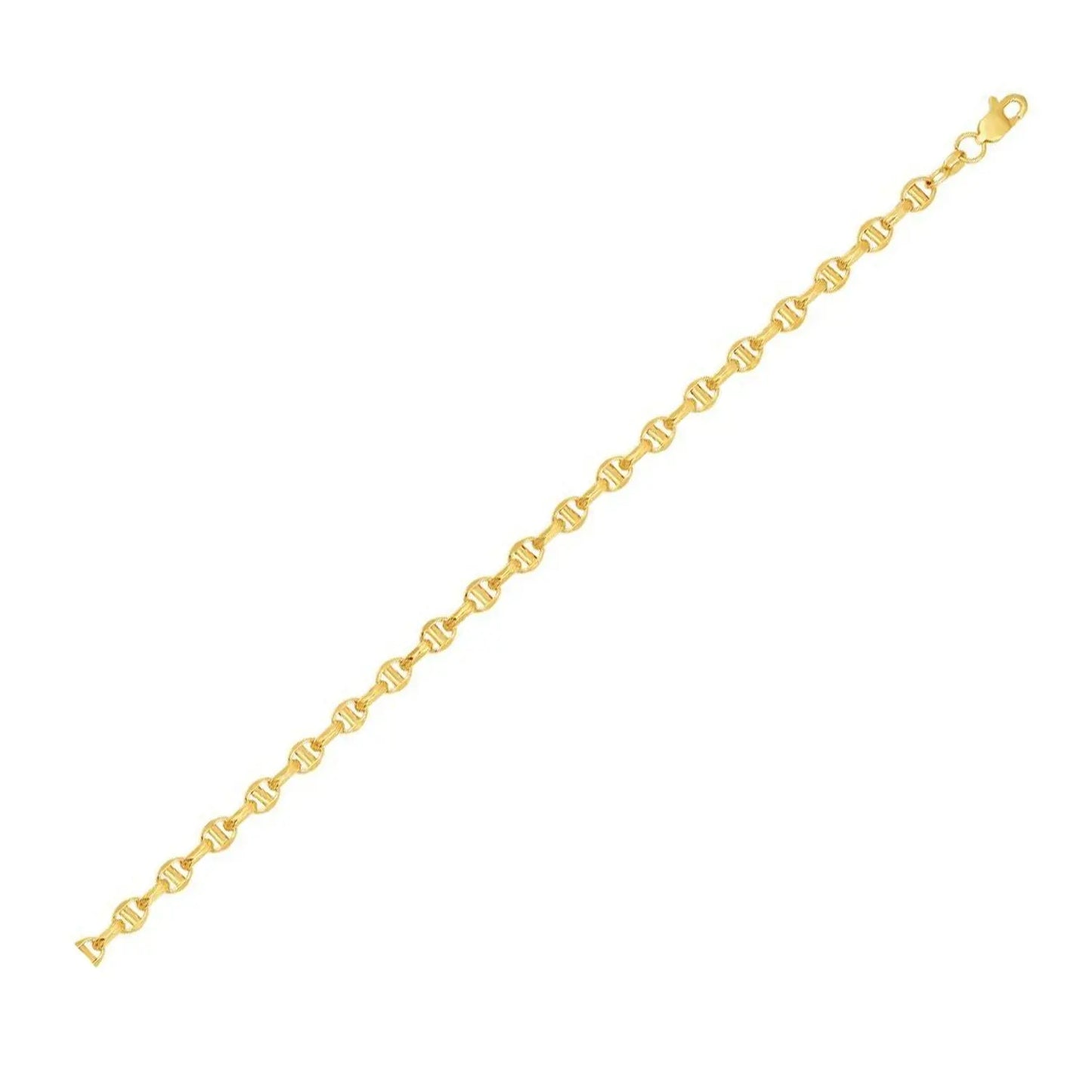 14k Yellow Gold Lite Anchor Chain (4.10 mm) RCJ Chains  CELESTIA LUXE JEWELLERS
