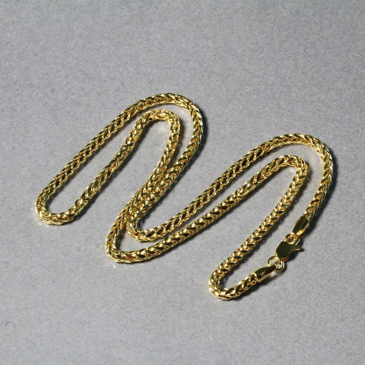 14k Yellow Gold Lite Diamond Cut Round Franco Chain (2.70 mm) RCJ Chains  CELESTIA LUXE JEWELLERS