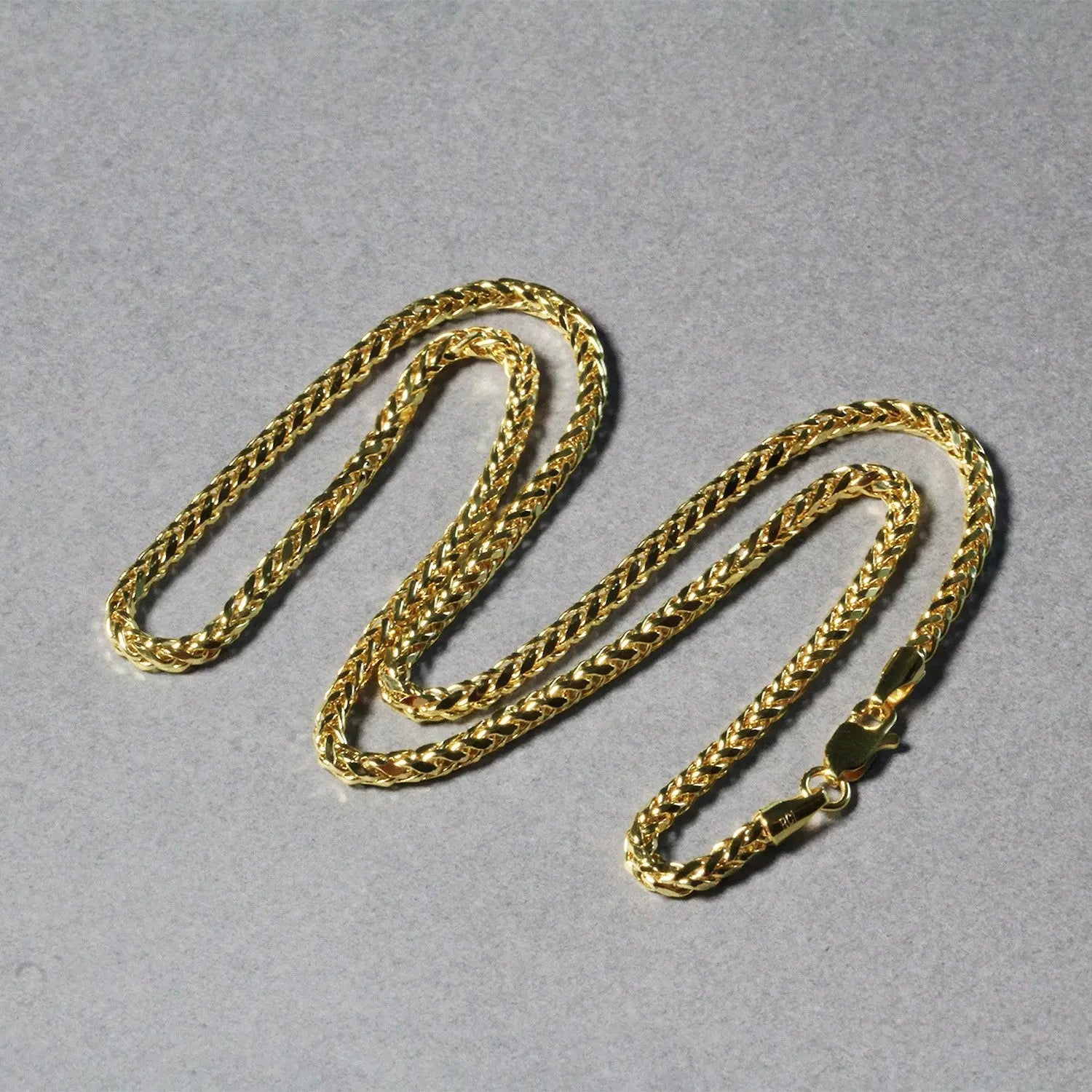 14k Yellow Gold Lite Diamond Cut Round Franco Chain (2.70 mm) RCJ Chains  CELESTIA LUXE JEWELLERS