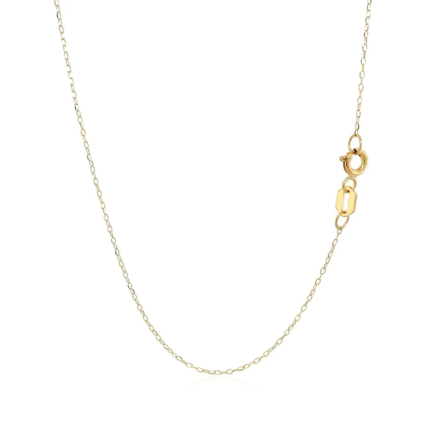 14k Yellow Gold Necklace with Cat Symbol in Mother of Pearl RCJ Necklaces  CELESTIA LUXE JEWELLERS