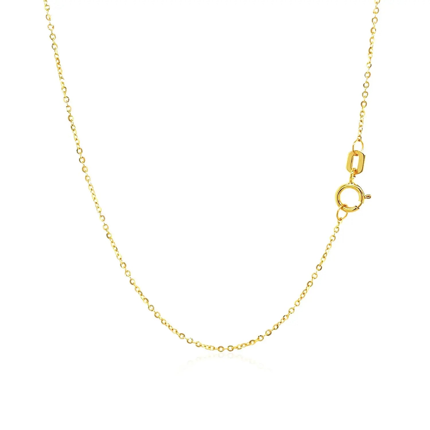 14k Yellow Gold Necklace with Eight Pointed Star and Beads RCJ Necklaces  CELESTIA LUXE JEWELLERS