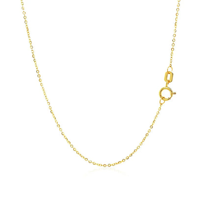 14k Yellow Gold Necklace with Eight Pointed Star and Beads RCJ Necklaces  CELESTIA LUXE JEWELLERS