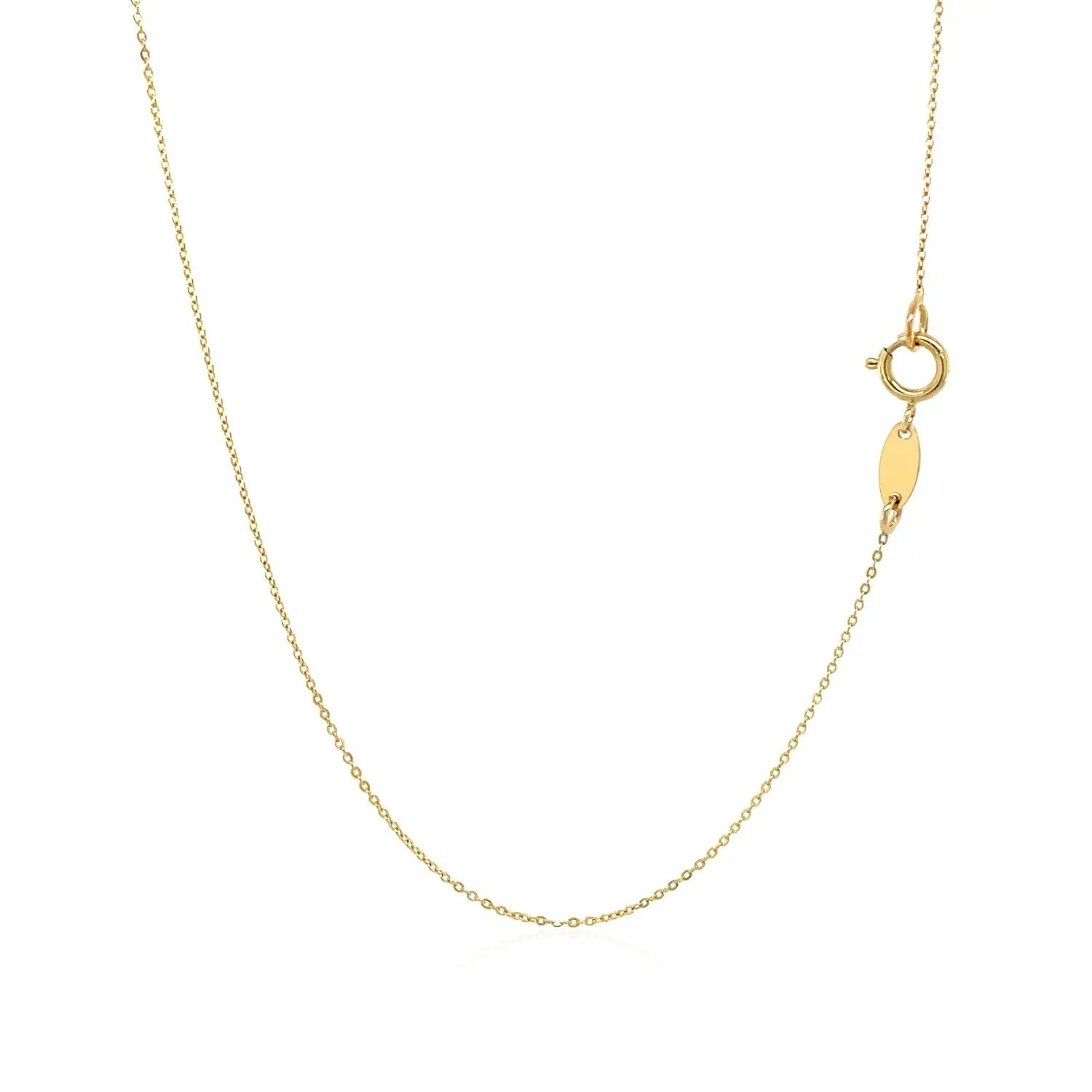 14k Yellow Gold Necklace with Five Pointed Star RCJ Necklaces  CELESTIA LUXE JEWELLERS