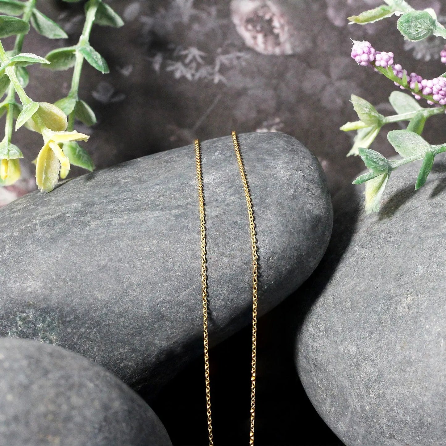 14k Yellow Gold Oval Cable Link Chain (0.97 mm) RCJ Chains  CELESTIA LUXE JEWELLERS