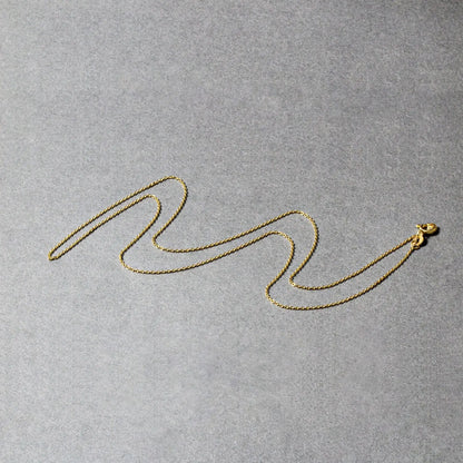 14k Yellow Gold Oval Cable Link Chain (0.97 mm) RCJ Chains  CELESTIA LUXE JEWELLERS