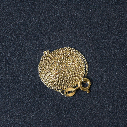 14k Yellow Gold Oval Cable Link Chain (0.97 mm) RCJ Chains  CELESTIA LUXE JEWELLERS