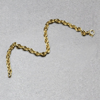 14k Yellow Gold Polished Oval Link Bracelet (6.20 mm) RCJ Bracelets  CELESTIA LUXE JEWELLERS