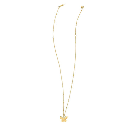 14k Yellow Gold Ppillon Butterfly Necklace RCJ Necklaces  CELESTIA LUXE JEWELLERS
