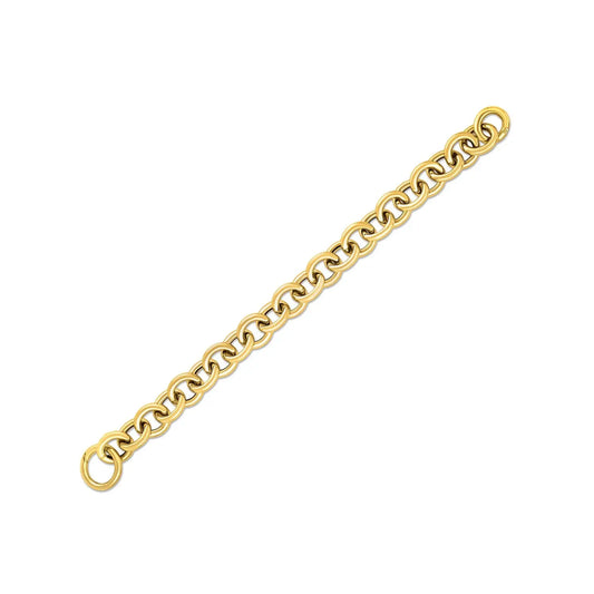 14k Yellow Gold Round Link Bracelet (11.60 mm) RCJ Bracelets  CELESTIA LUXE JEWELLERS