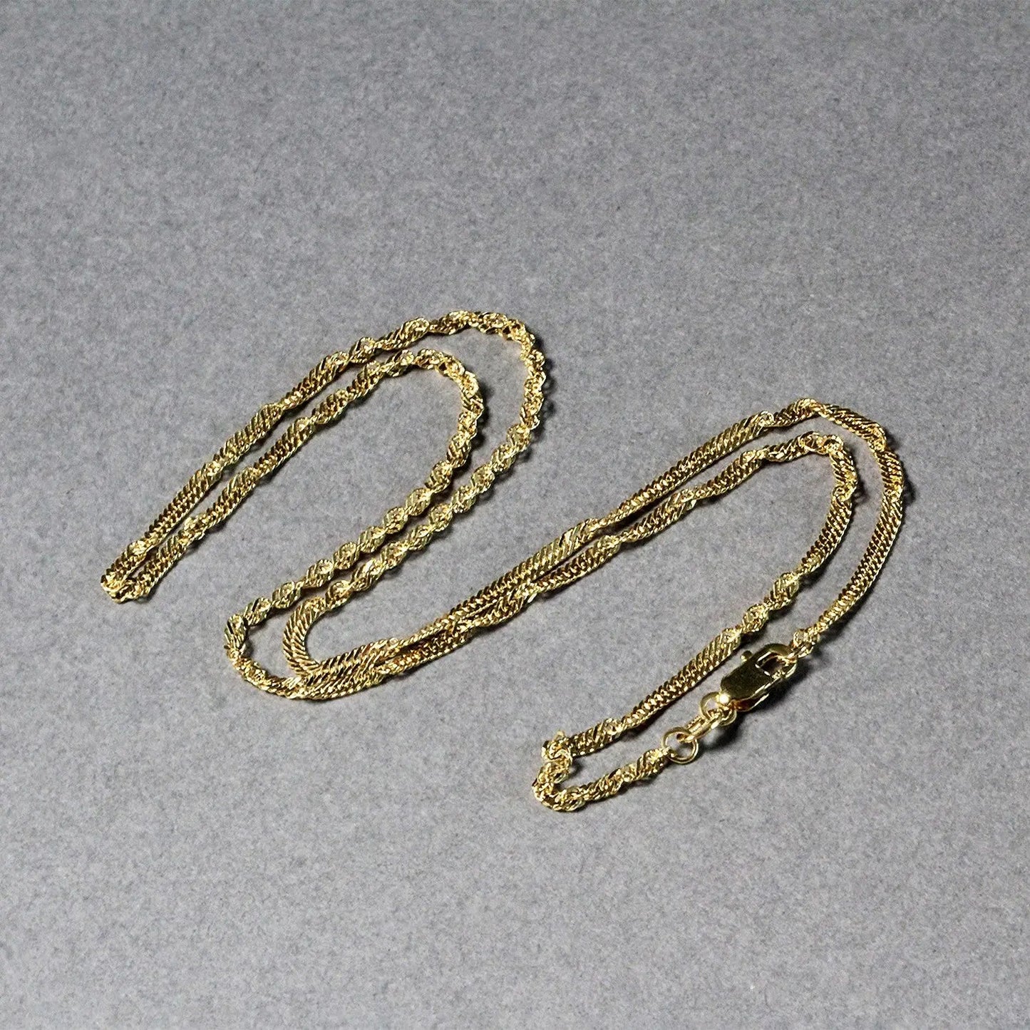 14k Yellow Gold Singapore Chain (1.80 mm) RCJ Chains  CELESTIA LUXE JEWELLERS