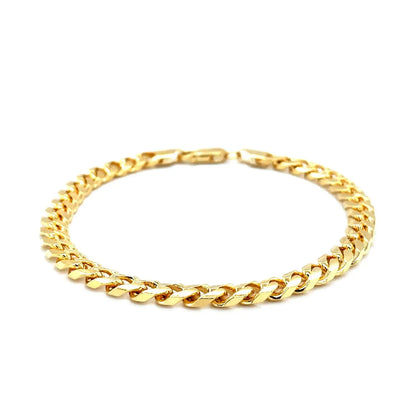 14k Yellow Gold Solid Miami Cuban Bracelet (6.00 mm) RCJ Bracelets  CELESTIA LUXE JEWELLERS