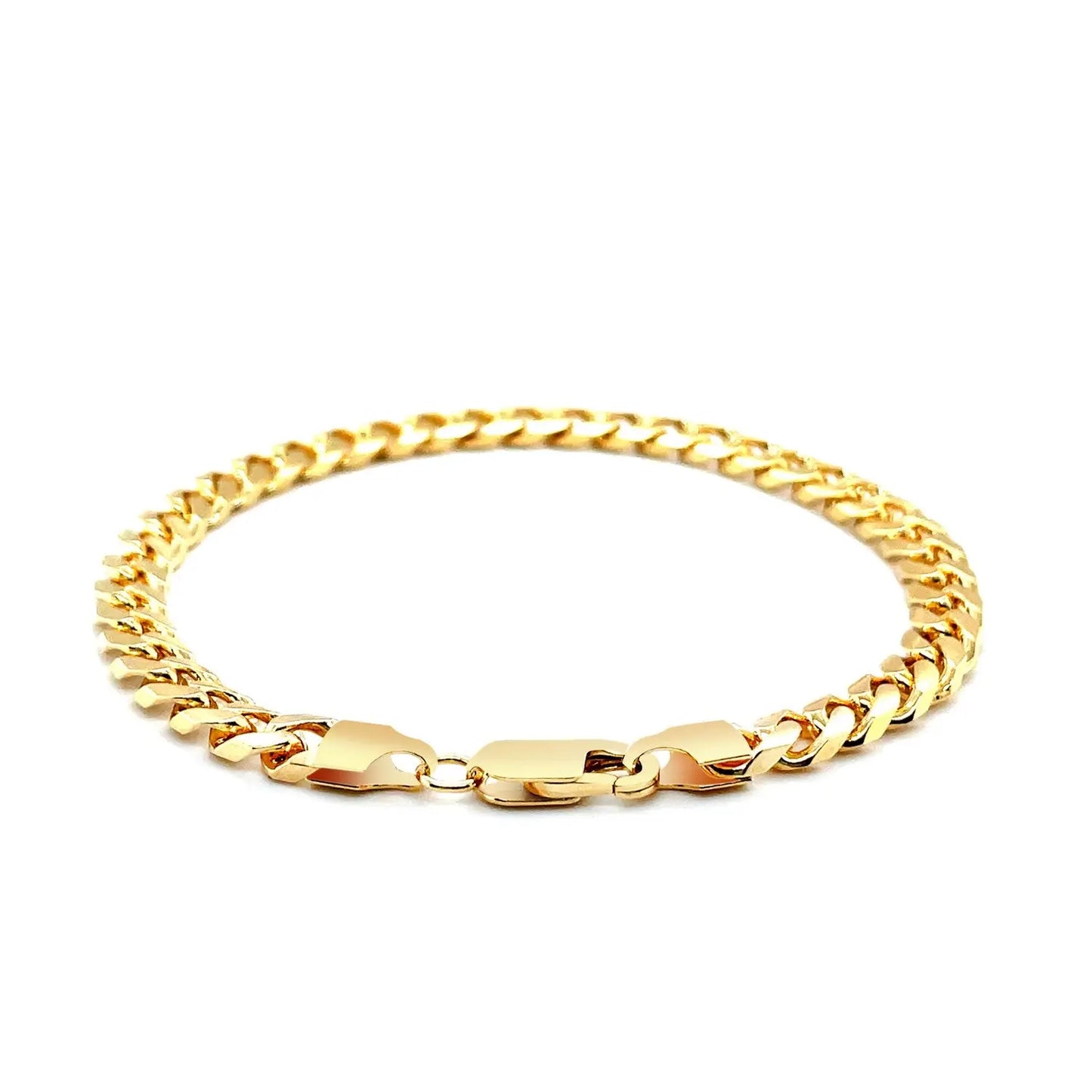 14k Yellow Gold Solid Miami Cuban Bracelet (6.00 mm) RCJ Bracelets  CELESTIA LUXE JEWELLERS
