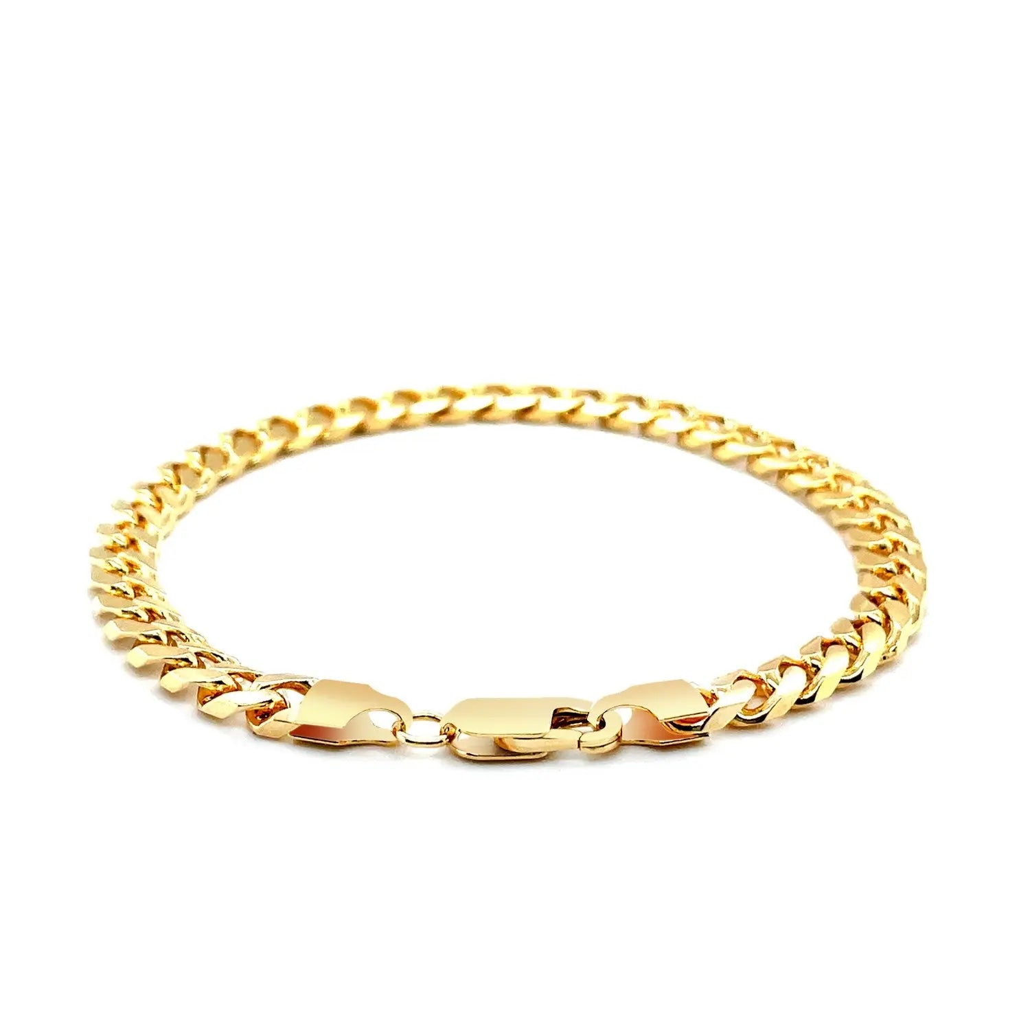 14k Yellow Gold Solid Miami Cuban Bracelet (6.00 mm) RCJ Bracelets  CELESTIA LUXE JEWELLERS