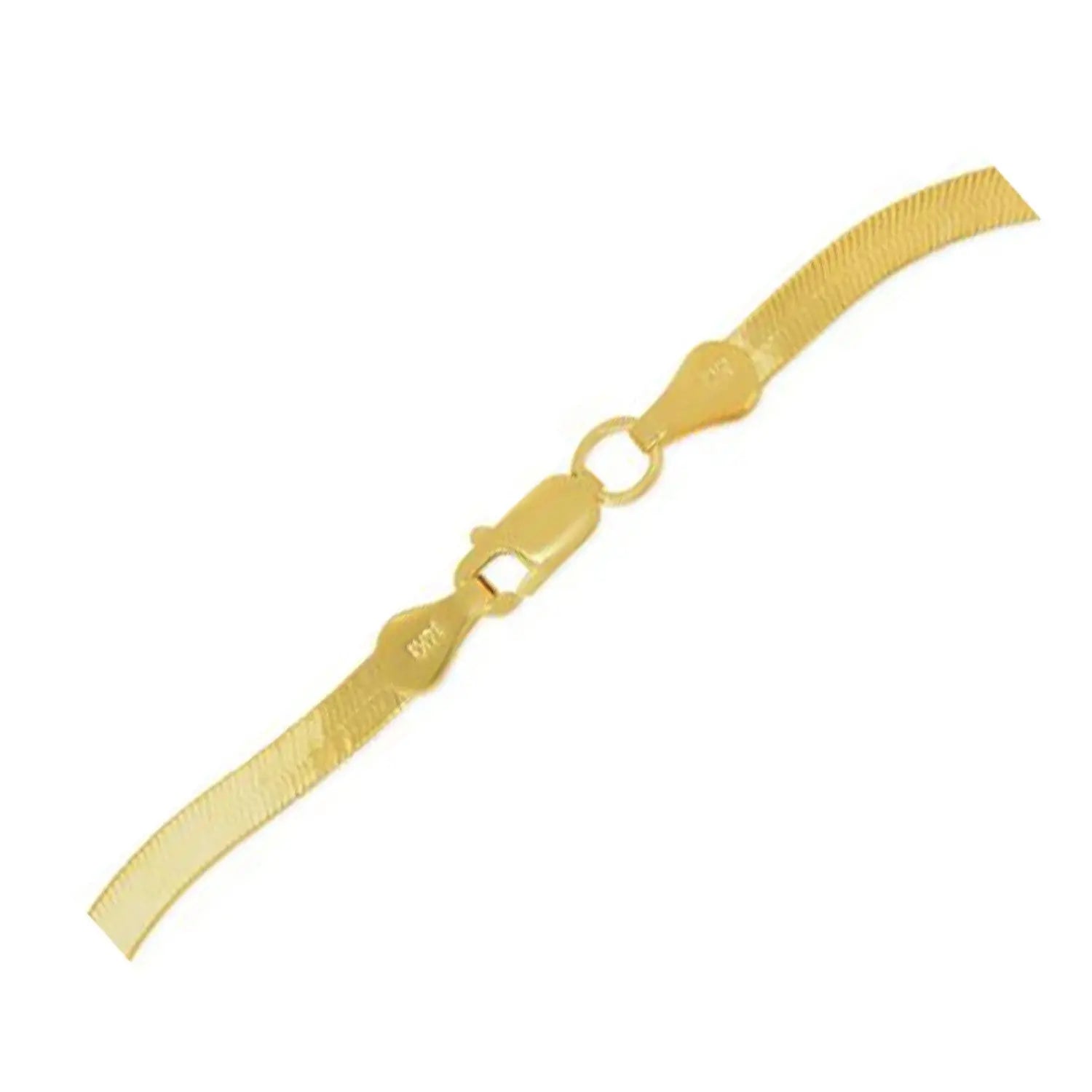 14k Yellow Gold Super Flex Herringbone Bracelet (1.50 mm) RCJ Bracelets  CELESTIA LUXE JEWELLERS