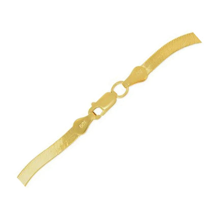14k Yellow Gold Super Flex Herringbone Bracelet (1.50 mm) RCJ Bracelets  CELESTIA LUXE JEWELLERS