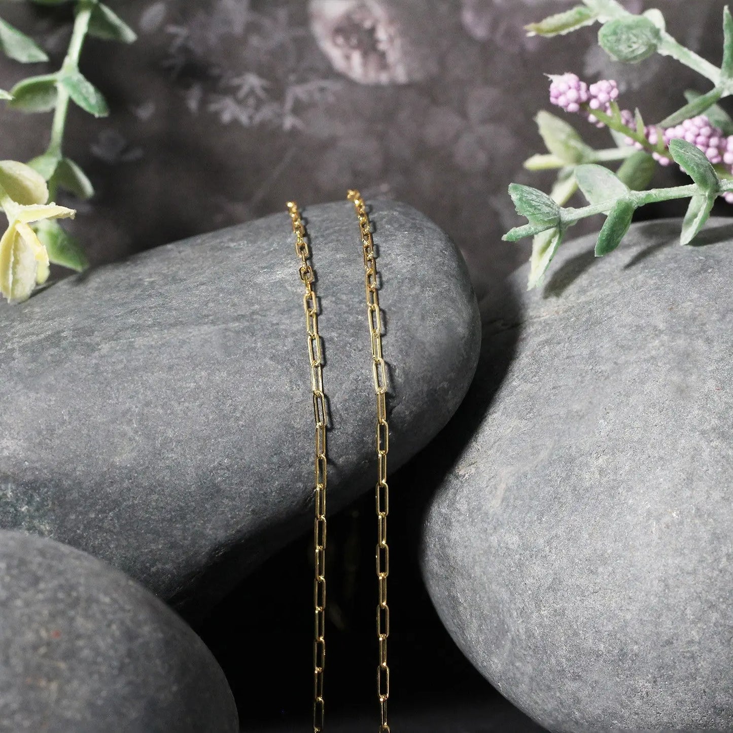 18K Yellow Gold Fine Paperclip Chain (1.50 mm) RCJ Chains  CELESTIA LUXE JEWELLERS