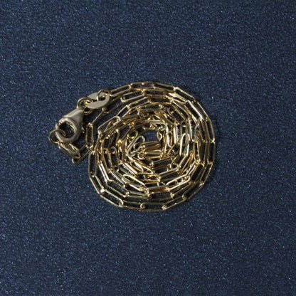 18K Yellow Gold Fine Paperclip Chain (1.50 mm) RCJ Chains  CELESTIA LUXE JEWELLERS