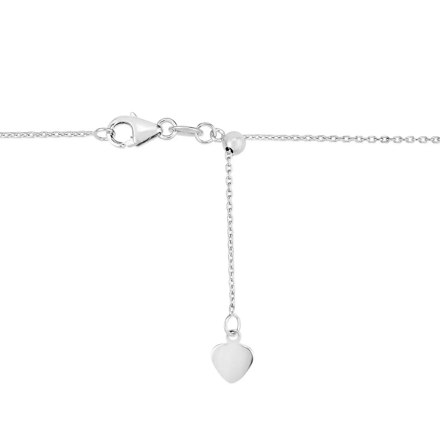 Adjustable Cable Chain in 14k White Gold (0.97 mm) RCJ Chains  CELESTIA LUXE JEWELLERS