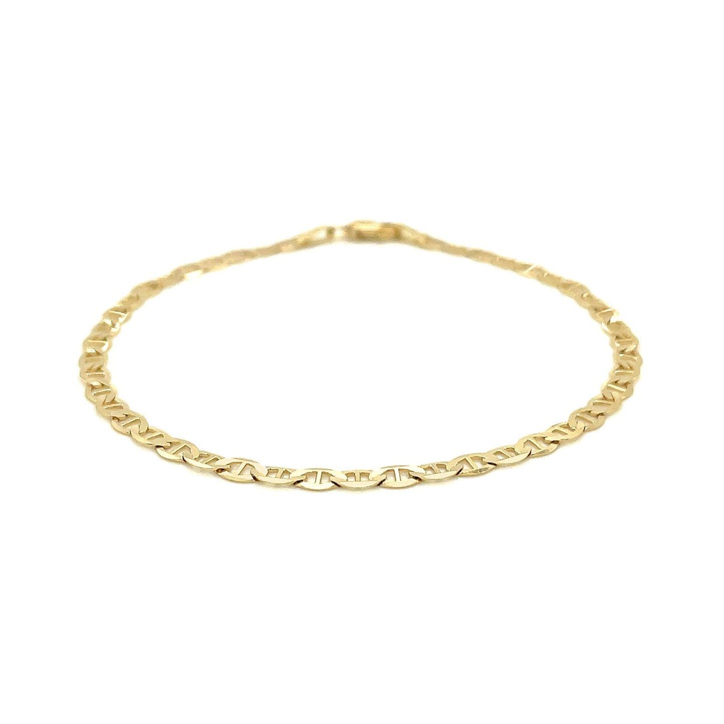 14k Yellow Gold Mariner Link Bracelet (3.20 mm) RCJ Bracelets  CELESTIA LUXE JEWELLERS