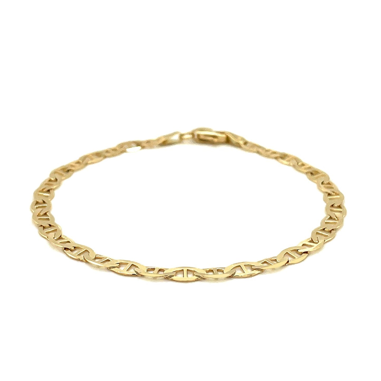14k Yellow Gold Mariner Link Bracelet (4.50 mm) RCJ Bracelets  CELESTIA LUXE JEWELLERS