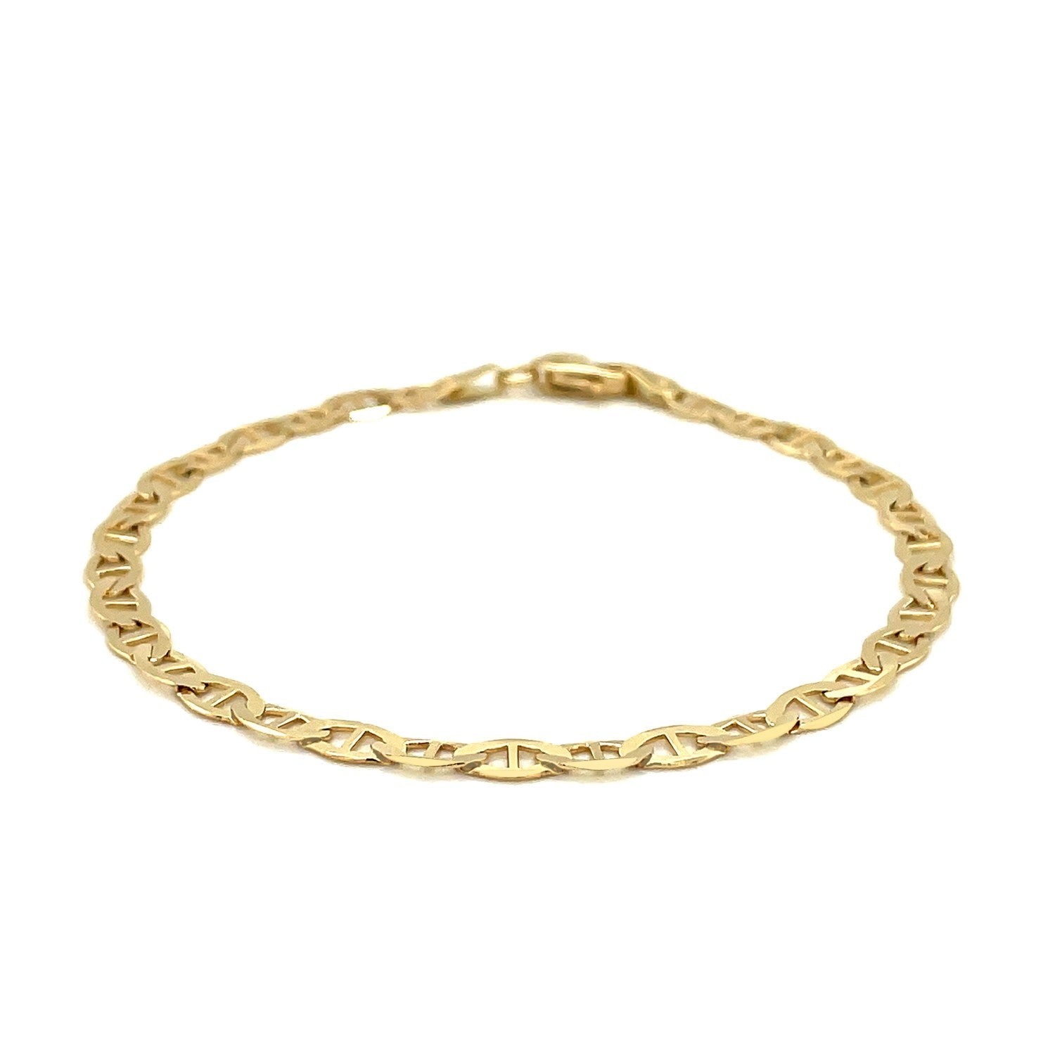 14k Yellow Gold Mariner Link Bracelet (4.50 mm) RCJ Bracelets  CELESTIA LUXE JEWELLERS
