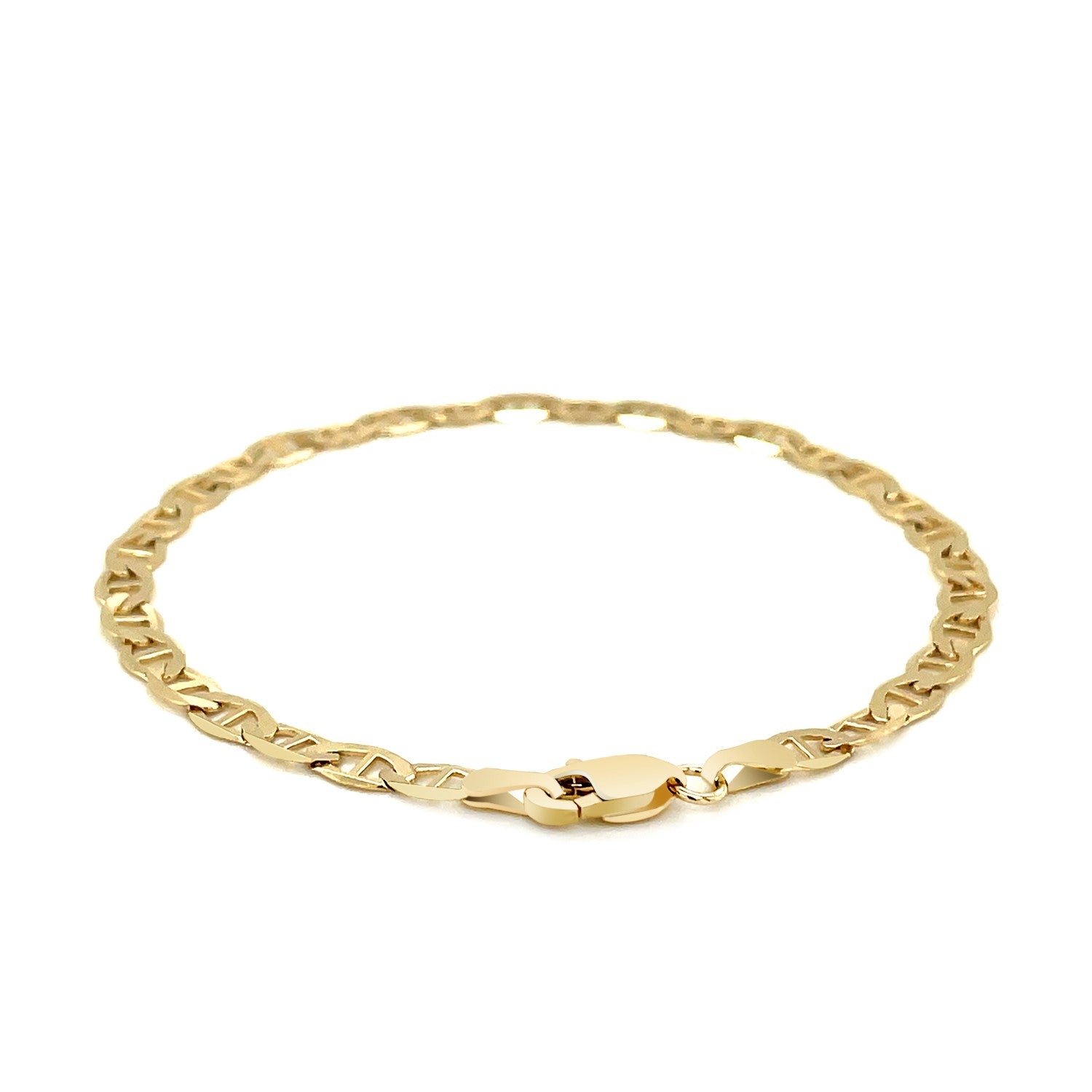14k Yellow Gold Mariner Link Bracelet (4.50 mm) RCJ Bracelets  CELESTIA LUXE JEWELLERS