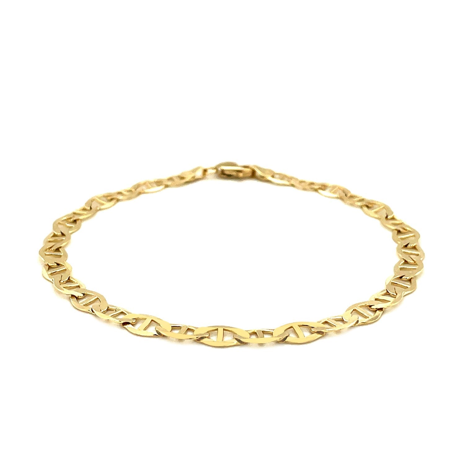 14k Yellow Gold Mariner Link Bracelet (5.10 mm) RCJ Bracelets  CELESTIA LUXE JEWELLERS