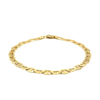 14k Yellow Gold Mariner Link Bracelet (5.10 mm) RCJ Bracelets  CELESTIA LUXE JEWELLERS