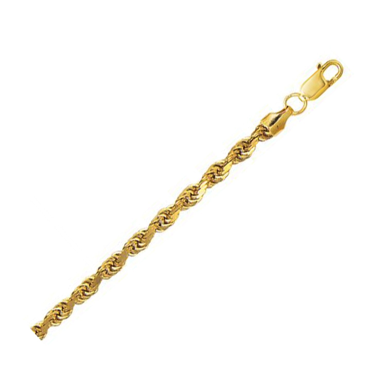 10k Yellow Gold Lite Rope Bracelet (5.00 mm) RCJ Bracelets  CELESTIA LUXE JEWELLERS