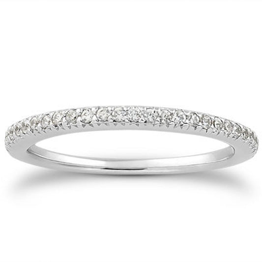 14k White Gold Fancy Engraved Pave Diamond Wedding Ring Band RCJ Rings  CELESTIA LUXE JEWELLERS