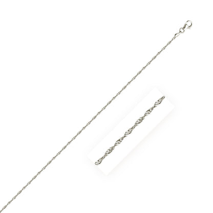 Sterling Silver 1.6mm Singapore Style Chain (1.50 mm) RCJ Chains  CELESTIA LUXE JEWELLERS