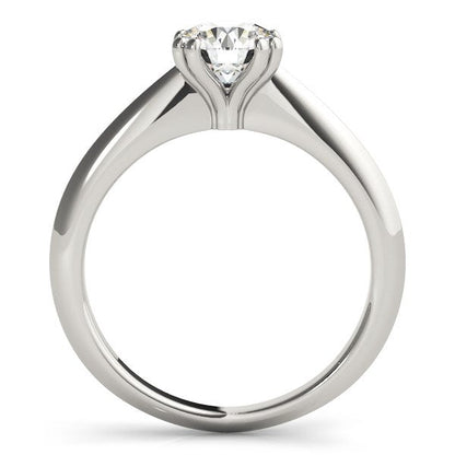 14k White Gold Double Prong Set Solitaire Diamond Engagement Ring (1 cttw) RCJ Rings  CELESTIA LUXE JEWELLERS