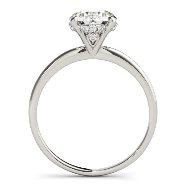 14k White Gold Prong Set Round Diamond Engagement Ring (2 cttw) RCJ Rings  CELESTIA LUXE JEWELLERS