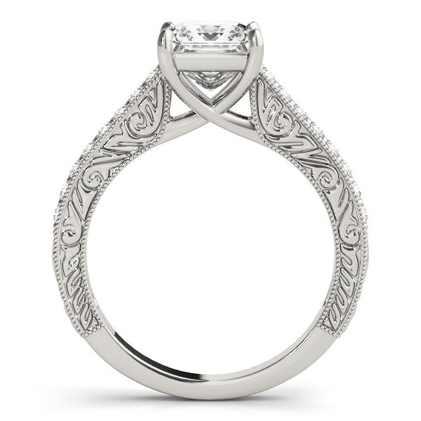 14k White Gold Princess Cut Diamond Engagement Ring (1 1/4 cttw) RCJ Rings  CELESTIA LUXE JEWELLERS