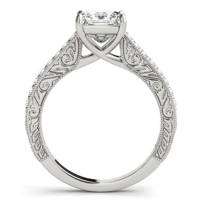 14k White Gold Princess Cut Diamond Engagement Ring (1 1/4 cttw) RCJ Rings  CELESTIA LUXE JEWELLERS