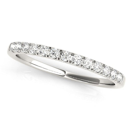14k White Gold Timeless Diamond Wedding Ring (1/5 cttw) RCJ Rings  CELESTIA LUXE JEWELLERS