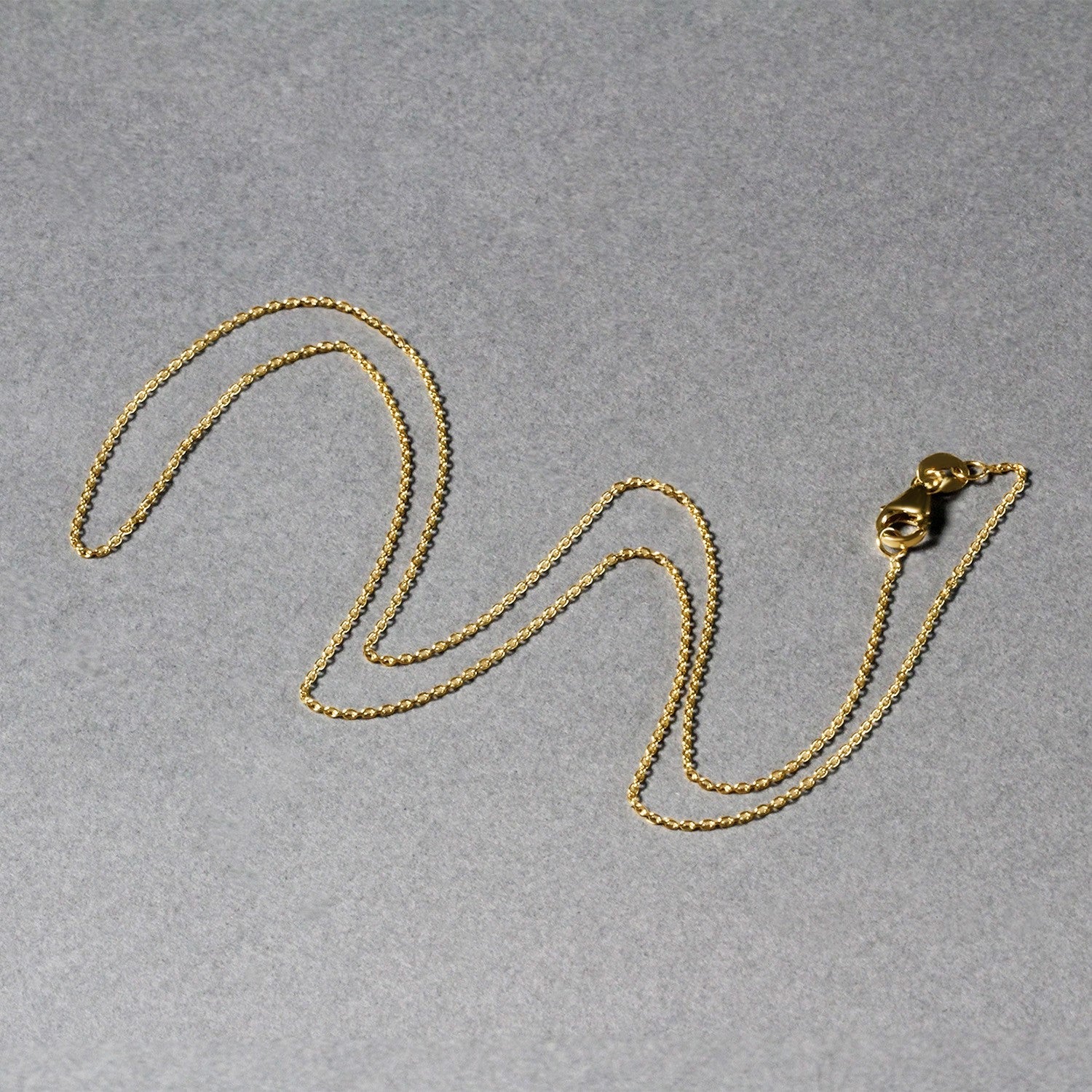 18k Yellow Gold Round Cable Link Chain (0.97 mm) RCJ Chains  CELESTIA LUXE JEWELLERS