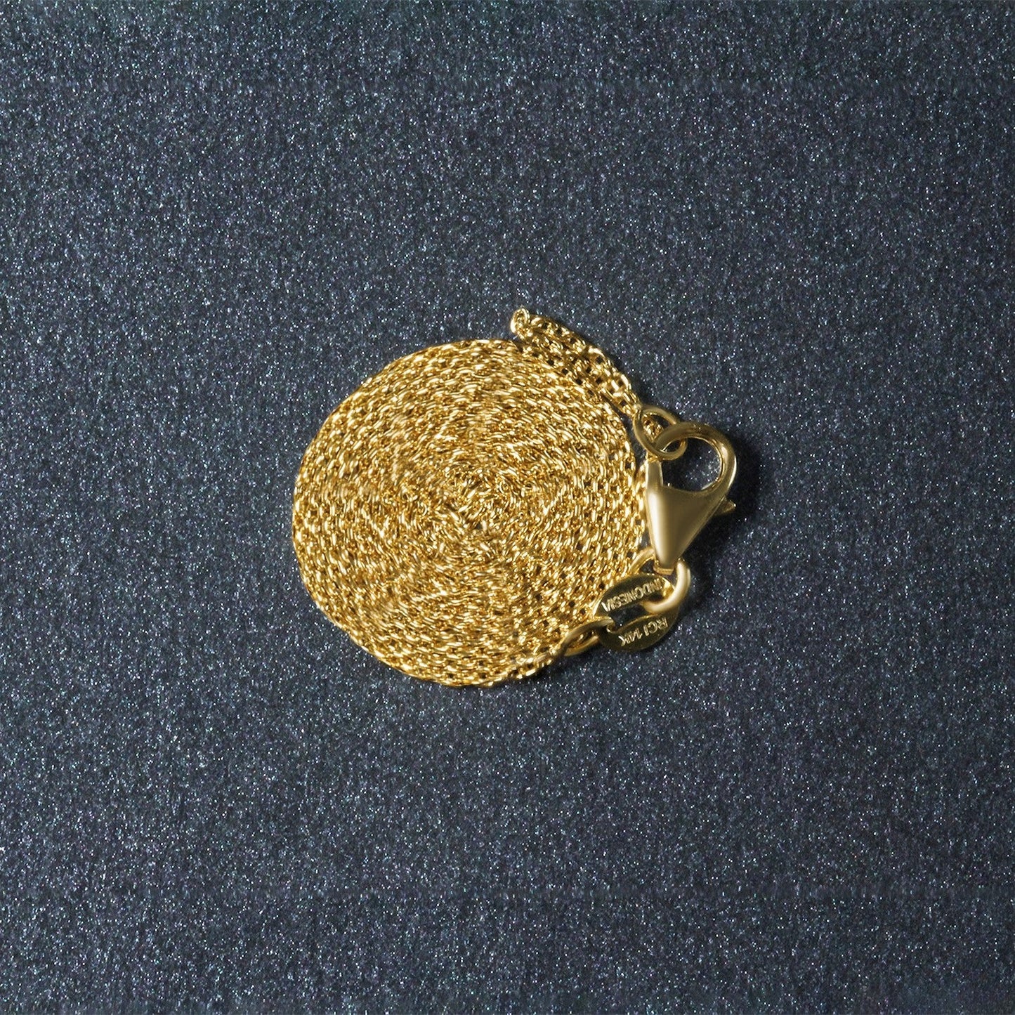 18k Yellow Gold Round Cable Link Chain (0.97 mm) RCJ Chains  CELESTIA LUXE JEWELLERS