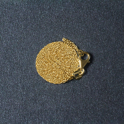 18k Yellow Gold Round Cable Link Chain (0.97 mm) RCJ Chains  CELESTIA LUXE JEWELLERS