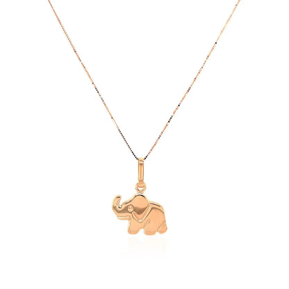 Elephant Pendant in 10k Rose Gold RCJ Pendants  CELESTIA LUXE JEWELLERS