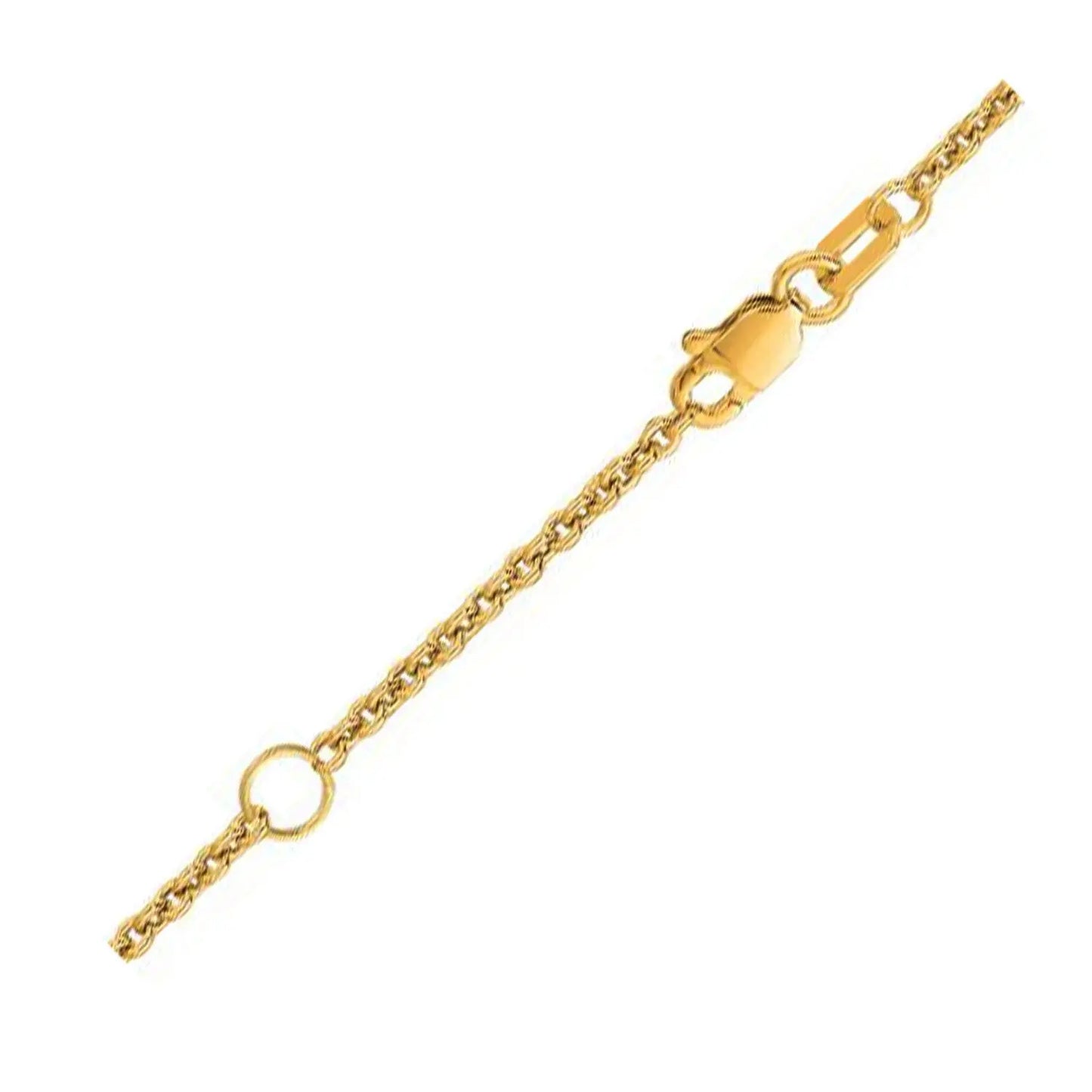 Extendable Cable Chain in 18k Yellow Gold (1.80 mm) RCJ Chains  CELESTIA LUXE JEWELLERS