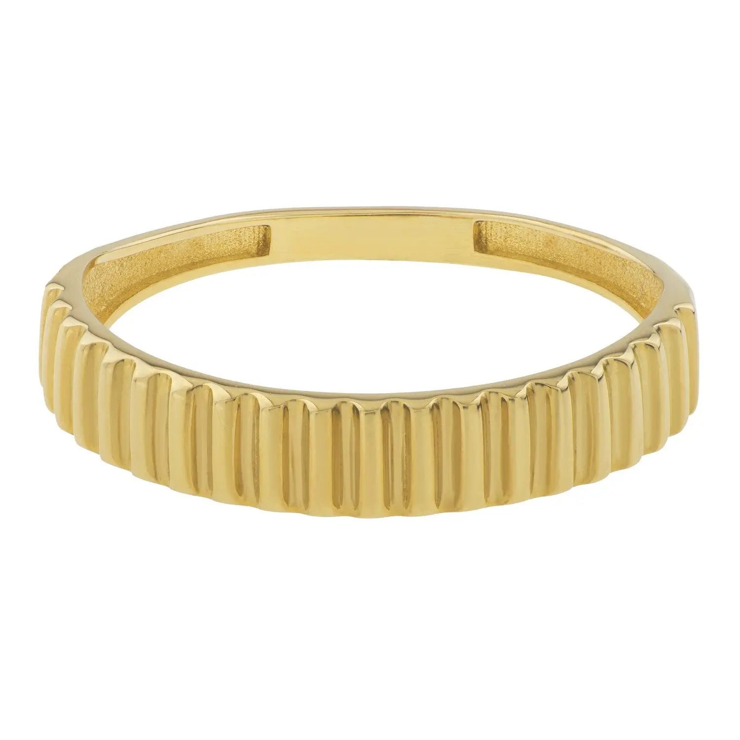 Graduated Ridge Ring in 14K Yellow Gold (1.80 mm) RCJ Rings  CELESTIA LUXE JEWELLERS