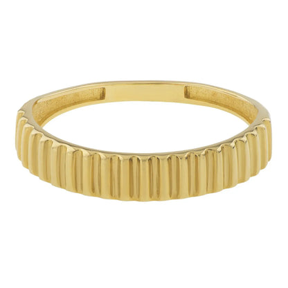 Graduated Ridge Ring in 14K Yellow Gold (1.80 mm) RCJ Rings  CELESTIA LUXE JEWELLERS