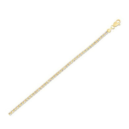 Ice Barrel Chain in 14k Yellow Gold (2.70 mm) RCJ Chains  CELESTIA LUXE JEWELLERS