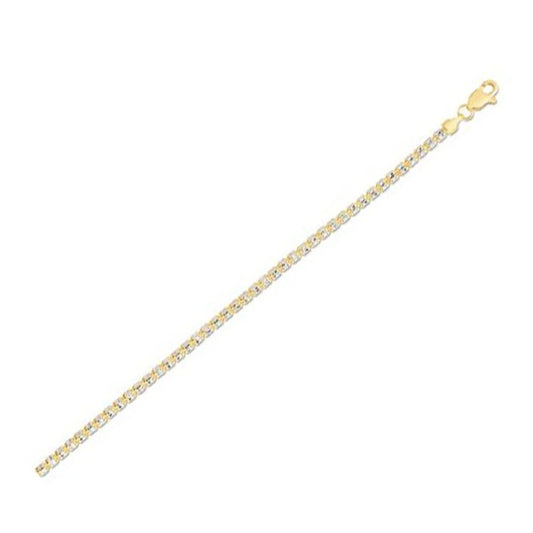 Ice Barrel Chain in 14k Yellow Gold (2.70 mm) RCJ Chains  CELESTIA LUXE JEWELLERS