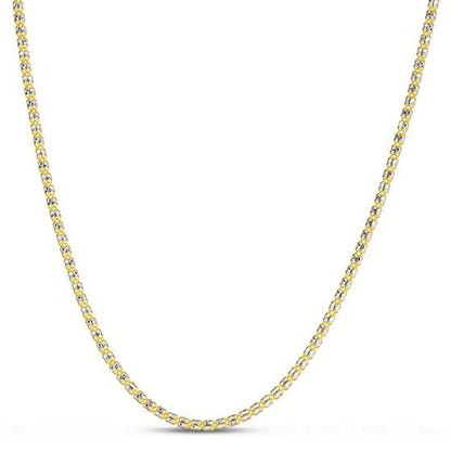 Ice Barrel Chain in 14k Yellow Gold (2.70 mm) RCJ Chains  CELESTIA LUXE JEWELLERS
