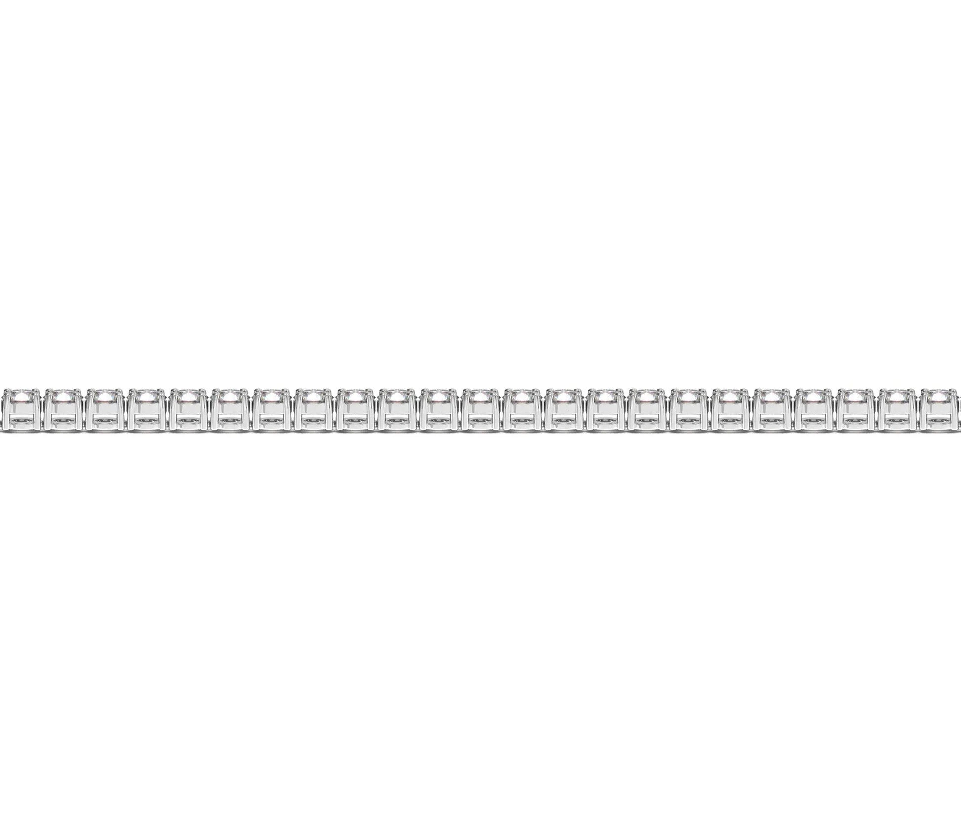 Lab Grown Round Diamond Tennis Bracelet in 14k White Gold (2 cctw F/G  VS2/SI1) RCJ Bracelets  CELESTIA LUXE JEWELLERS