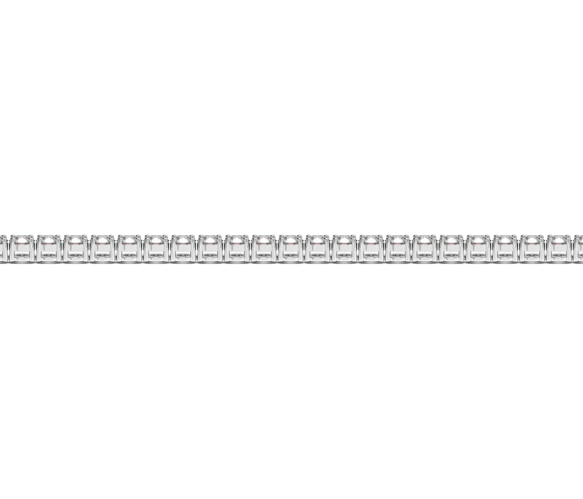 Lab Grown Round Diamond Tennis Bracelet in 14k White Gold (3 cctw F/G  VS2/SI1) RCJ Bracelets  CELESTIA LUXE JEWELLERS