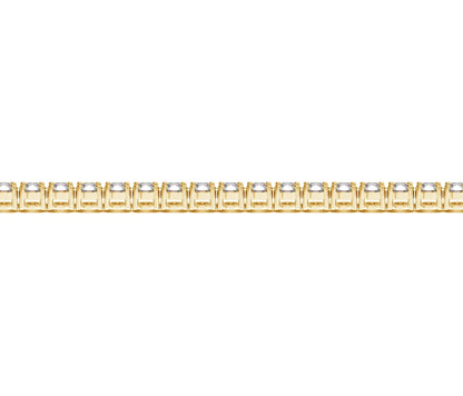 Lab Grown Round Diamond Tennis Bracelet in 14k Yellow Gold (6 cctw F/G  VS2/SI1) RCJ Bracelets  CELESTIA LUXE JEWELLERS